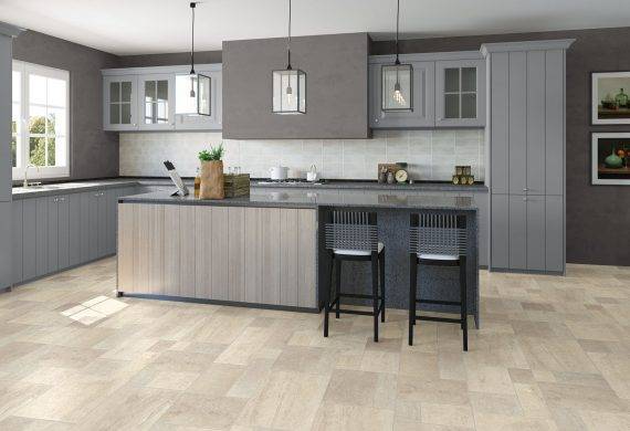 Quick step Exquisa laminate floor tiles kitchen