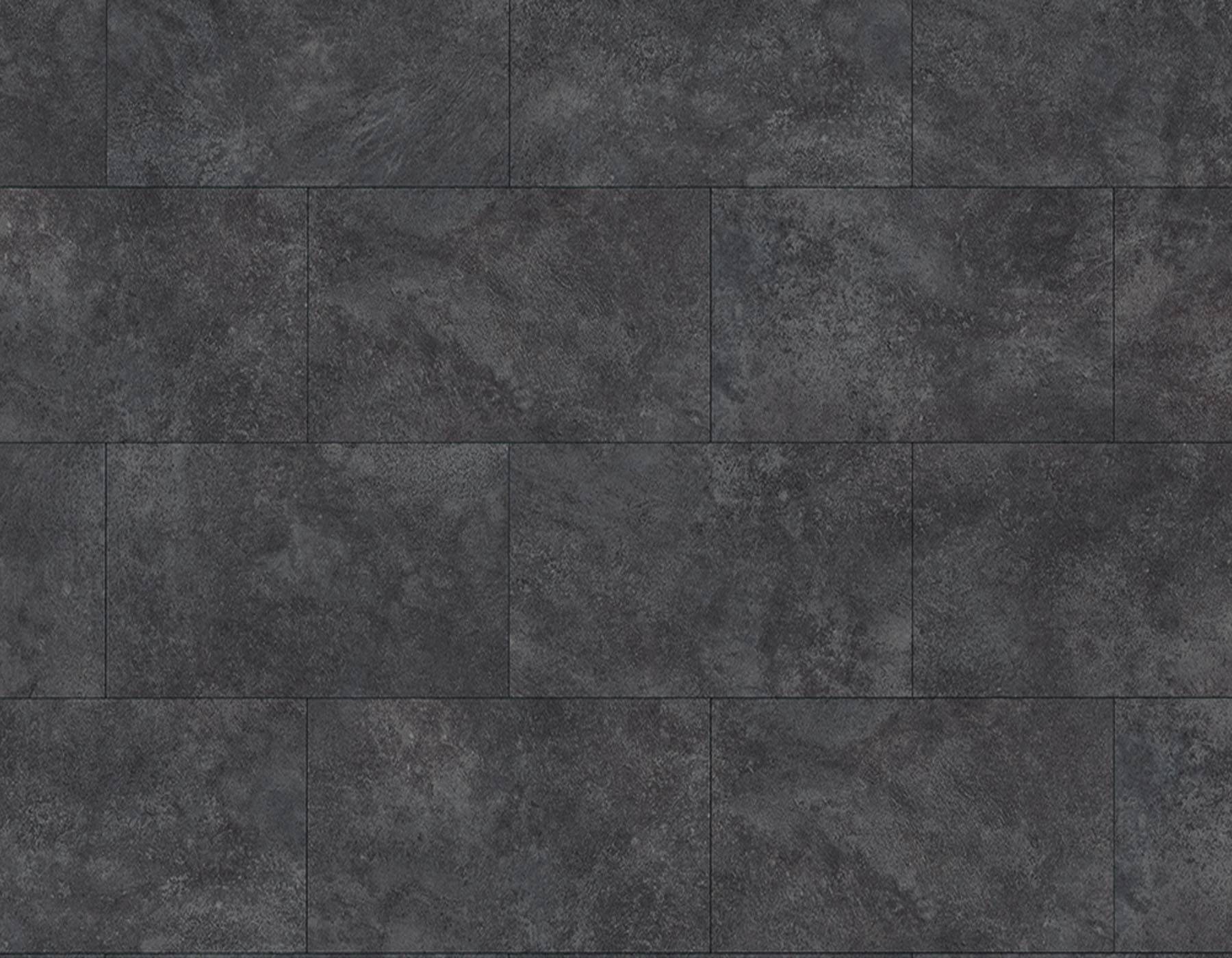 Egger Aqua waterproof Cremento black laminate floor tiles