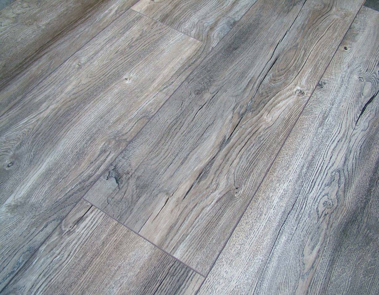 Kronotex Harbour Grey Oak wide plank laminate flooring