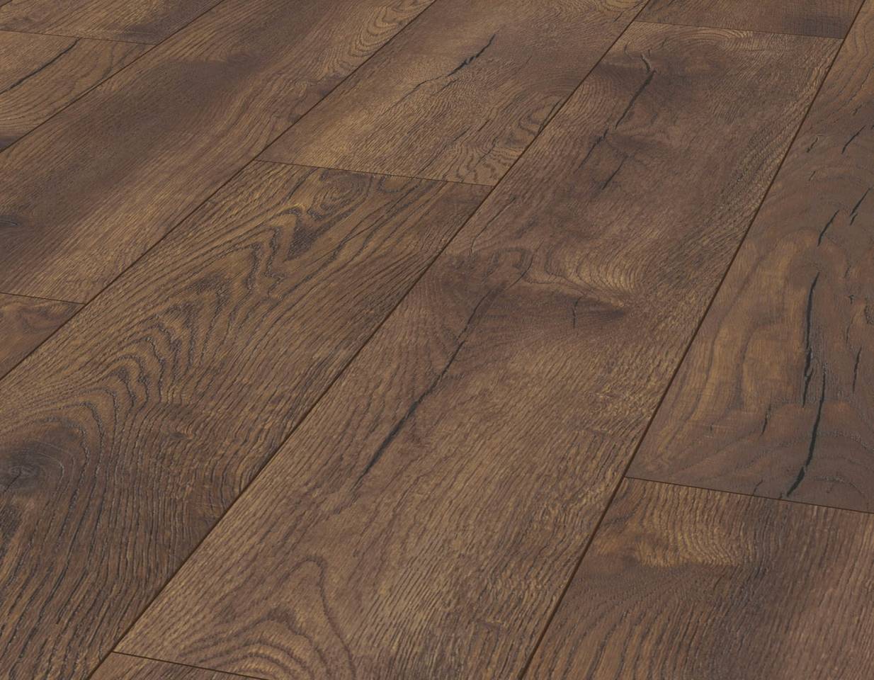 Kronotex Petterson Oak Dark laminate flooring