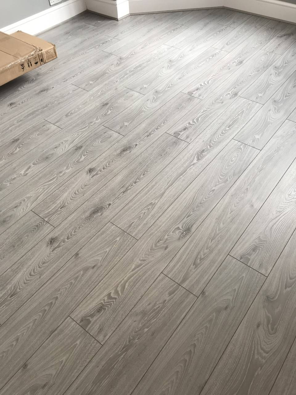 Timless Grey Oak floor fitting job