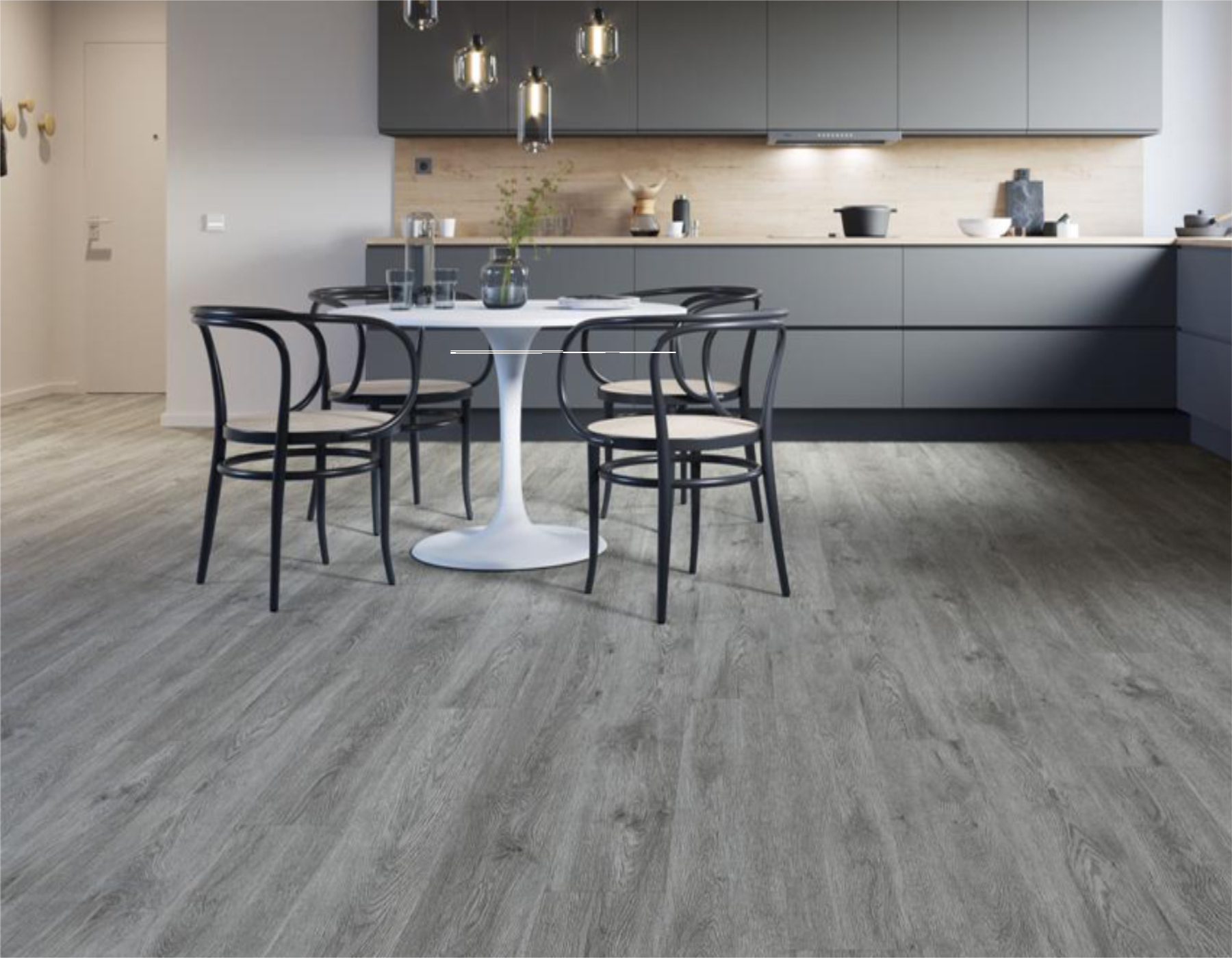 York Grey Oak LVT waterproof vinyl flooring click