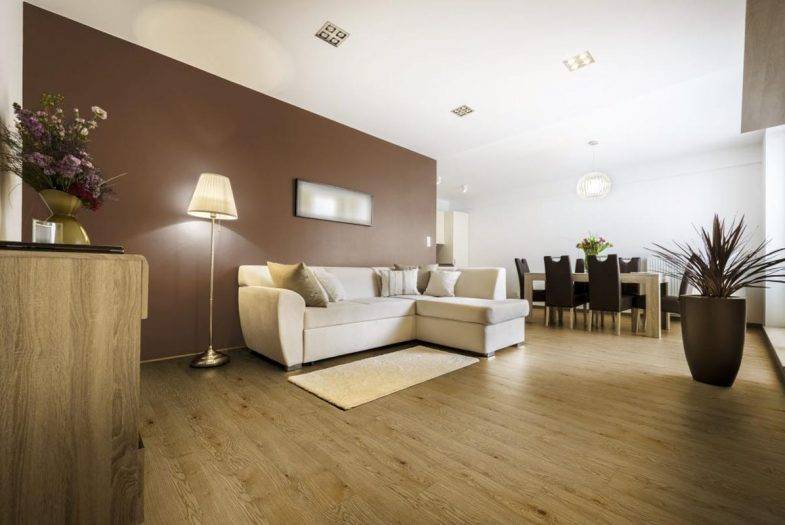 Country Oak wood effect click LVT flooring