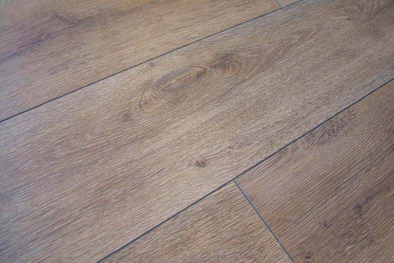 Kronotex 12mm laminate flooring in Premium Oak colour