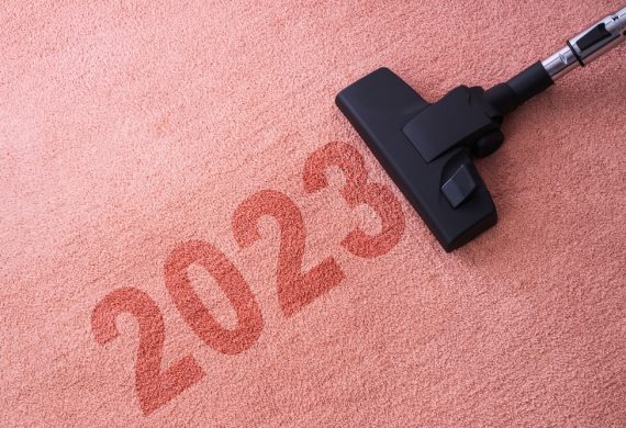 2023 marked into a new carpet